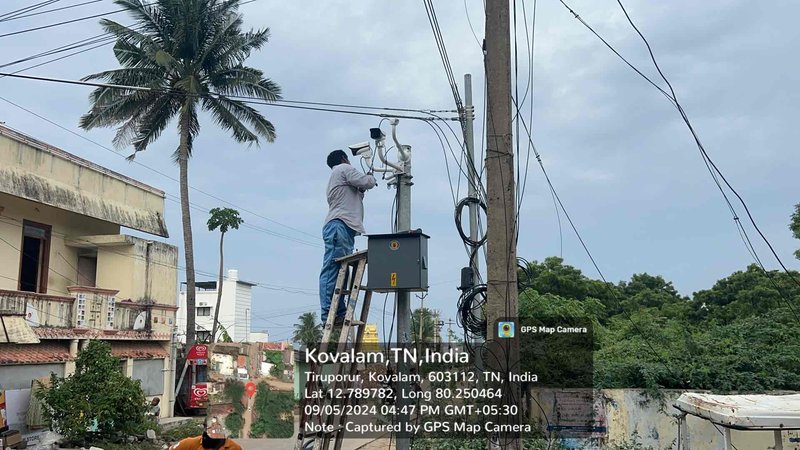 CCTV camera installation